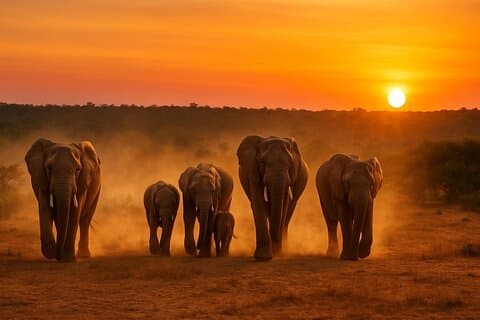 Addo Elephant National Park Full Day Game Drive con pranzo al barbecue