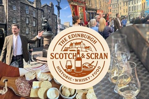 ScotchandScran OldTown Tour, degustazione di whisky, salumi scozzesi