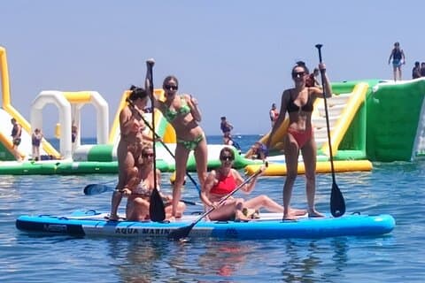 Aluguel de Paddle Surf Gigante em Fuengirola 1 hora para 4 a 8 pessoas