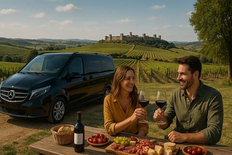 Siena, San Gimignano e Monteriggioni Degustação de Vinhos e Tour