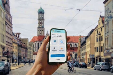 Visite interactive de la ville d'Augsbourg