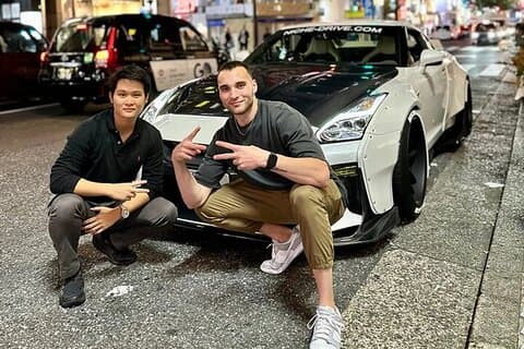 JDM nat tur Daikoku PA med japansk lokal guide af Lux Van