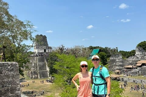 Hele dag Tikal-tour per vliegtuig vanuit Guatemala-Stad