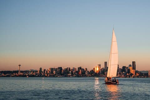 Seattle's Original Sunset Sail (Est. 1984) - 70ft Boat - BYOB