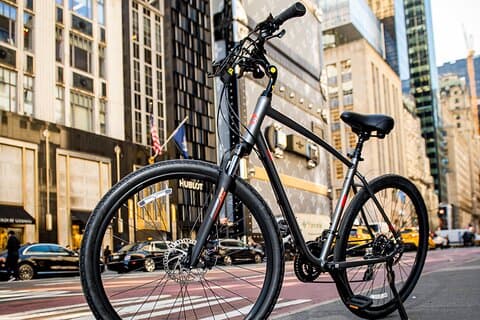 New York City Fahrradverleih mit flexibler Dauer