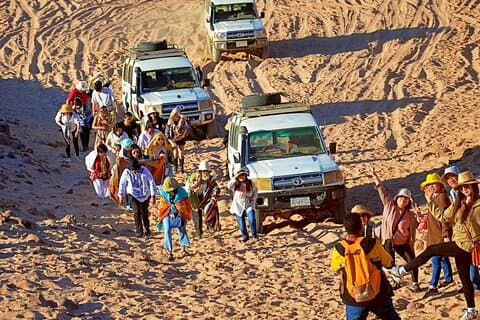 Private VIP Hurghada Desert Jeep Safari com passeio de camelo e churrasco