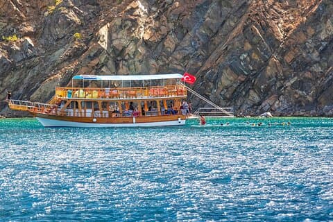 Tour di un giorno della città di Antalya e delle cascate di Duden con gita in barca
