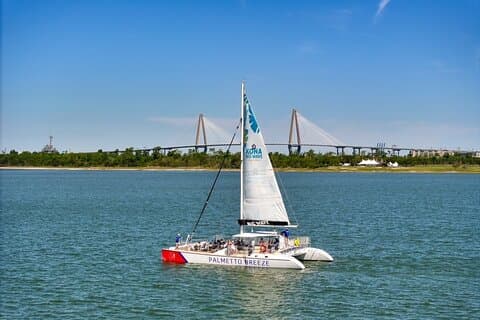 Sunday Mimosa Bar Catamaran Sail with Mini Brunch Bites