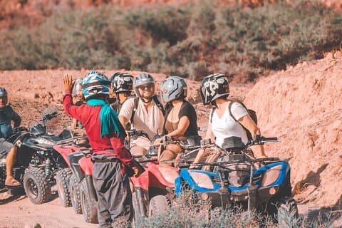 Agafay Desert: 30 min. Quad, Camel Ride, Pool & Lunch