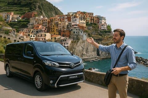 プライベートバンとガイドでチンクエ・テッレへ日帰り旅行