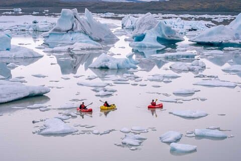 Glacier Lagoon Kayaking Eventyr i Skaftafell Island