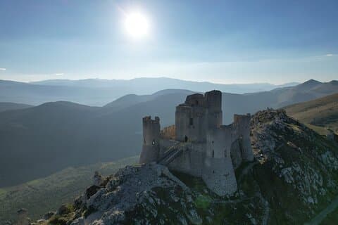 E-Bike emotions at the Castle of Rocca Calascio