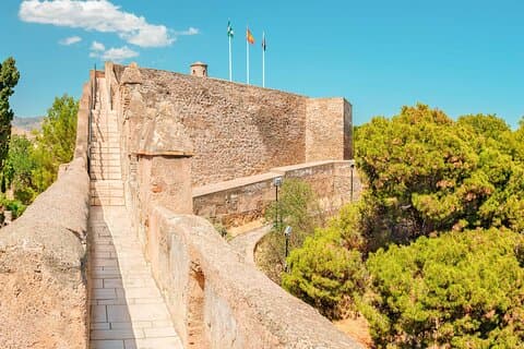 Malaga Private Wanderung, Alcazaba & Katamaran Kreuzfahrt