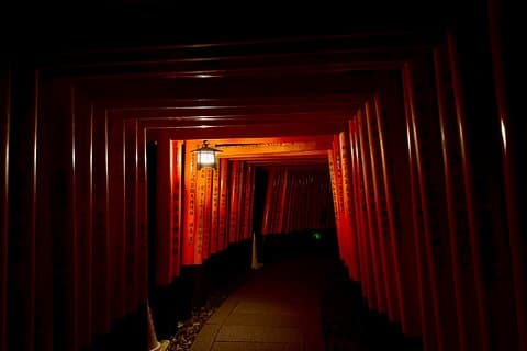 Kyoto nattvandring i Fushimi Inari med 4 Gion Area Höjdpunkter