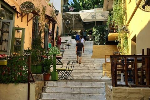 Wandeltocht Athene : Zelfstandig stadsspel