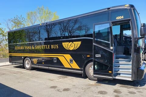Luxury VIP New York City Airport Arrival Group Transfer by Mini Coach Bus WIFI