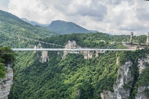 1-dagers privat tur til Grand Canyon Glass Bridge og Baofeng Lake