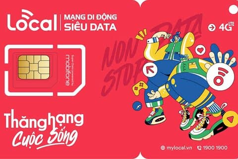Vietnam 7-daagse 30GB toeristische SIM-huur