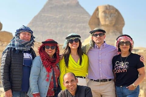 All-Inclusive-Tour zu den Pyramiden von Gizeh Sakkara ab Hafen von Alexandria