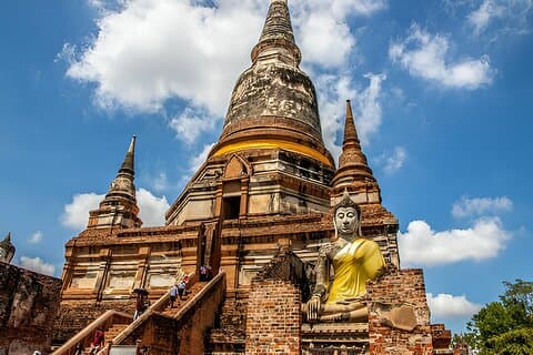 Dagstur till Ayutthayatemplet från Bangkok – guidad kulturresa