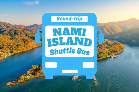 Seoul til/fra Nami Island: Tur og retur Shuttle busstjeneste