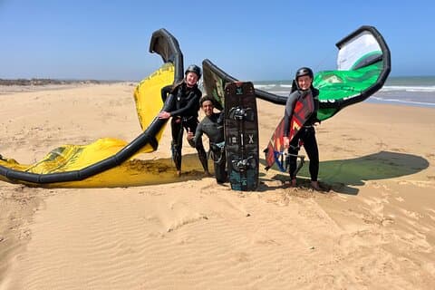 Privatlektion i kitesurfing i Essaouira