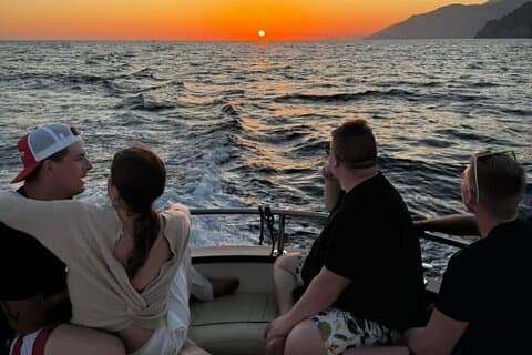 privat solnedgangstur med middag med utsikt over havet