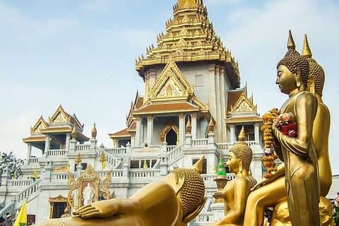Bangkok City Tour with Wat Traimit, Wat Ben and Gems Gallery
