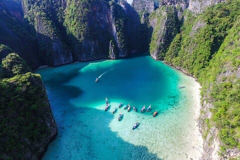 Island Hopping: Phi Phi, Bamboo, Maiton & Khai Islands