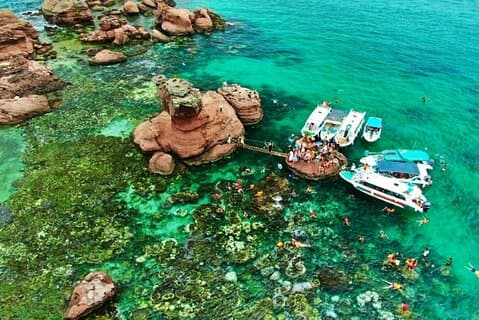4 islas y cable, lancha rápida en Phu Quoc