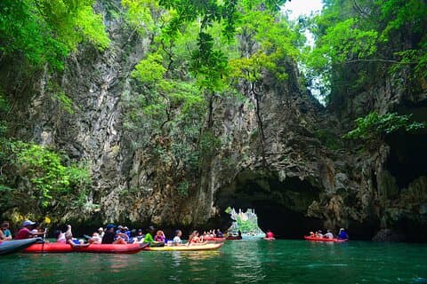John Gray's Hong bij Starlight Tour met Loy Krathong vanuit Phuket