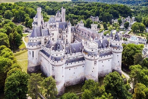 Château de Compiègne, Pierrefonds och medeltida Senlis Tour