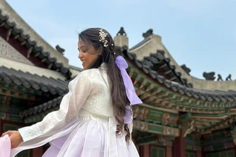 Vandretur til Changdeokgung Palace med koreansk kjole Hanbok