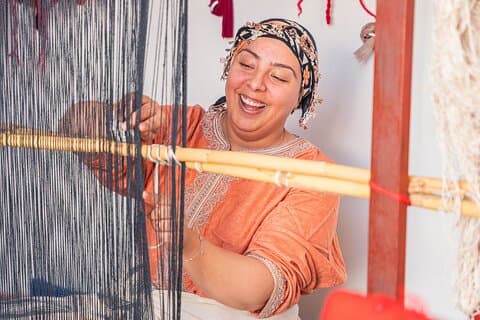 Atelier de Tissage Berbère à Safi