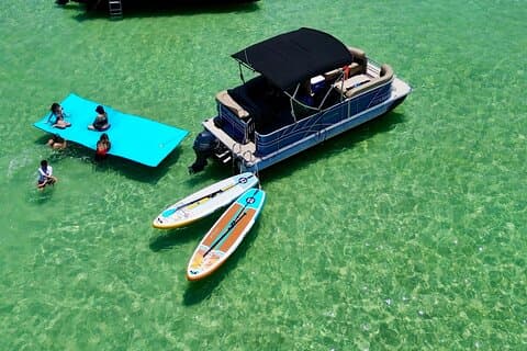 Private Crab Island Excursion with Bote Paddleboards/Lily Pad