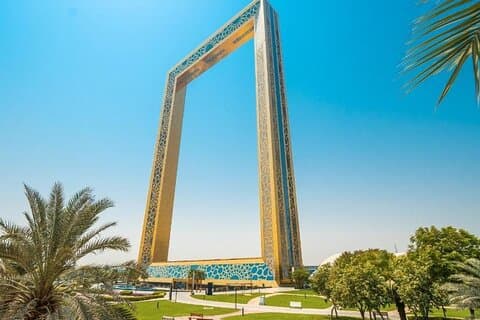 Billet d'entrée pour le cadre de Dubaï