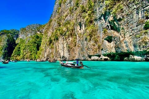 Phi Phi Early Bird & 4 Islands - Tour di un giorno in motoscafo da Krabi