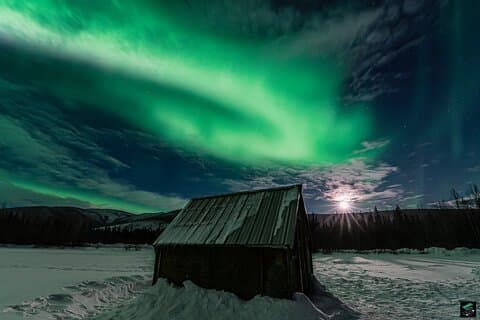 Halbe Nacht personalisierte Aurora Jagd und Fotografie
