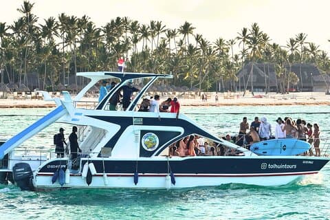 Privécatamaran naar het natuurzwembad van Punta Cana + snorkelen
