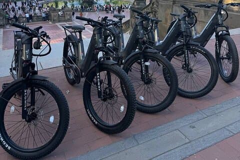 Guidet elektrisk sykkel tur til Central Park i New York
