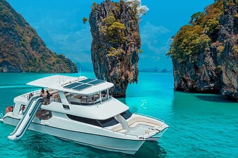 Phuket: Visa tillgängliga rum för James Bond Island & Phang Nga Bay Sunset Luxury Yacht