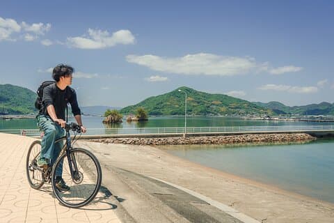 Authentic Hiroshima: Island E-Bike Ride & Local Food Tasting
