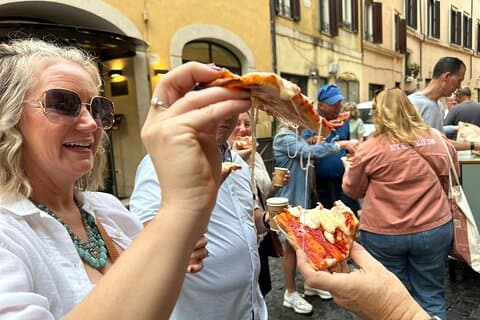Smage og seværdigheder af Trastevere Guided Street Food Tour i Rom