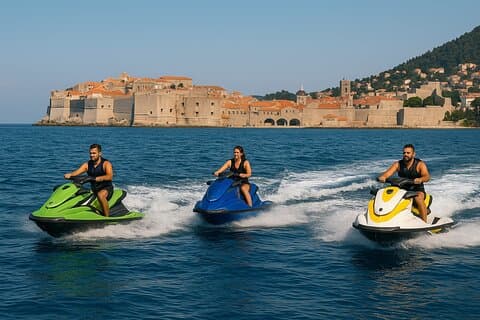 Dubrovnik Jet Ski Escape Explorez la côte Adriatique
