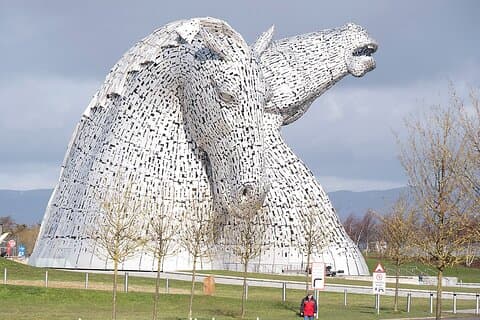 Halbtägige private Kelpies und Falkirk Wheel Tour