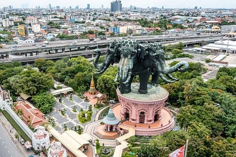Bilhete do Museu Erawan (NÃO Tailandês)