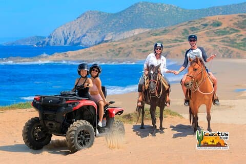 4X4 Automatic ATV and Horseback Riding Combo in Cabo