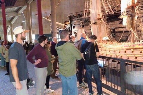 De oude binnenstad van Stockholm en het Vasamuseum, een kleine groepswandeling.
