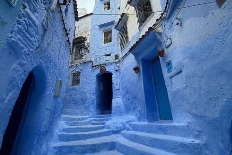 Eksklusiv liten gruppe Chefchaouen Blue City dagstur fra Fes