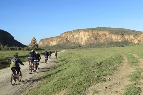 Gita di un giorno: giro in bicicletta Hell's Gate e giro in barca sul lago Naivasha